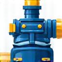 Icona rappresentativa dell'assemblaggio di sistemi idraulici e pneumatici.